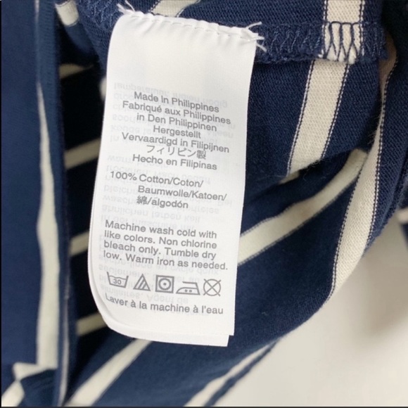 Madewell Irwin Stripe Ruffle Sleeve Top Medium - Picture 7 of 8